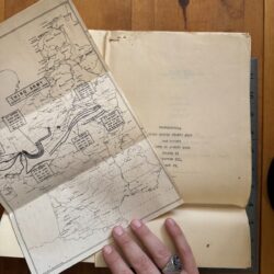 RARE Original Documents Patton Third Army Aug & Sept 1944 G-3 Report & Map Lot