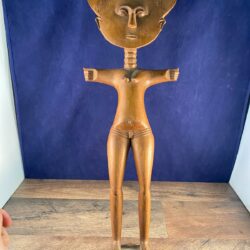 African Ashanti Akuaba Fertility Doll From Ghana