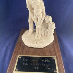 Austin Sculpture Golfer Child Award Duke Children’s Classic Perry Como Estate