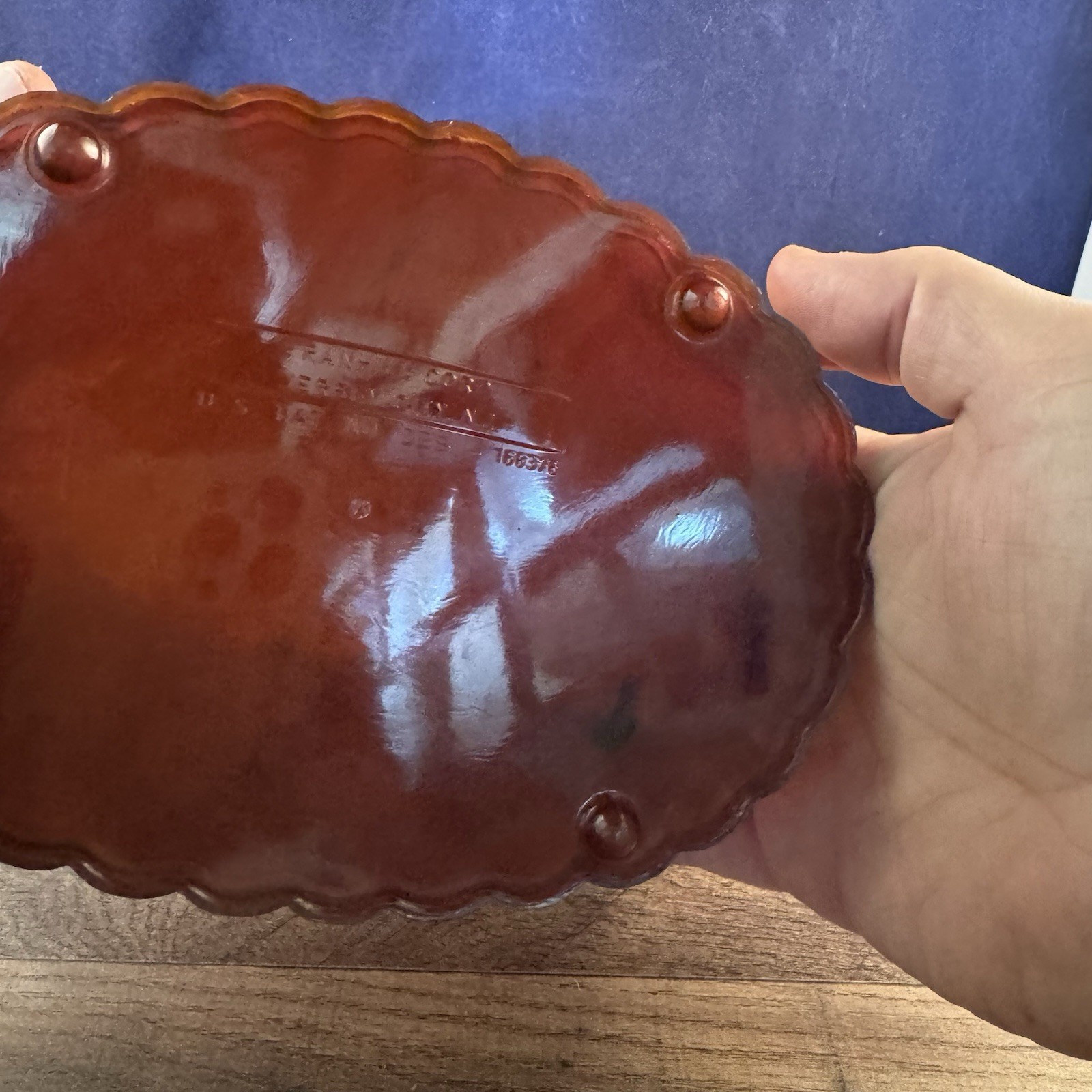 Ranhill Corp. Etched and Sculpted Amber Swirl Acetate Box Purse, 1950s Vintage - Image 14