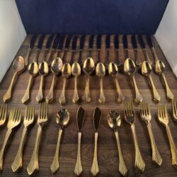 100 Piece 16 Place Setting Supreme by Towle Gold Electroplate Golden Primavera | eBay