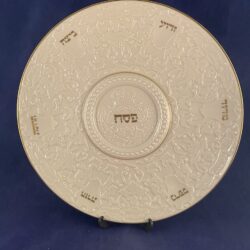 LENOX THE SEDER PLATE THE JEWISH MUSEUM COLLECTION 13" PASSOVER 24K gold | eBay