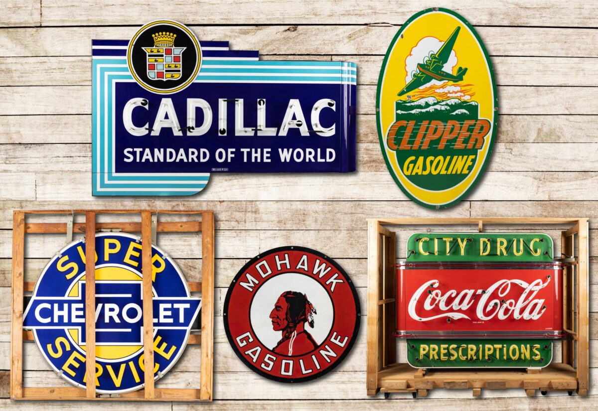 Porcelain & Tin Advertising Signs – Icons of the Roadside