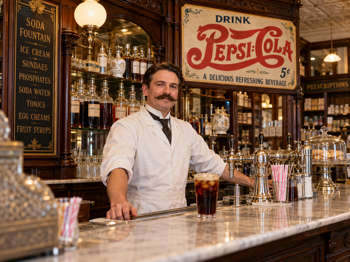 Pepsi-Cola History and Early Advertising