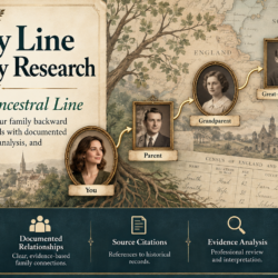 Family Line Genealogy Research — Trace One Ancestral Line